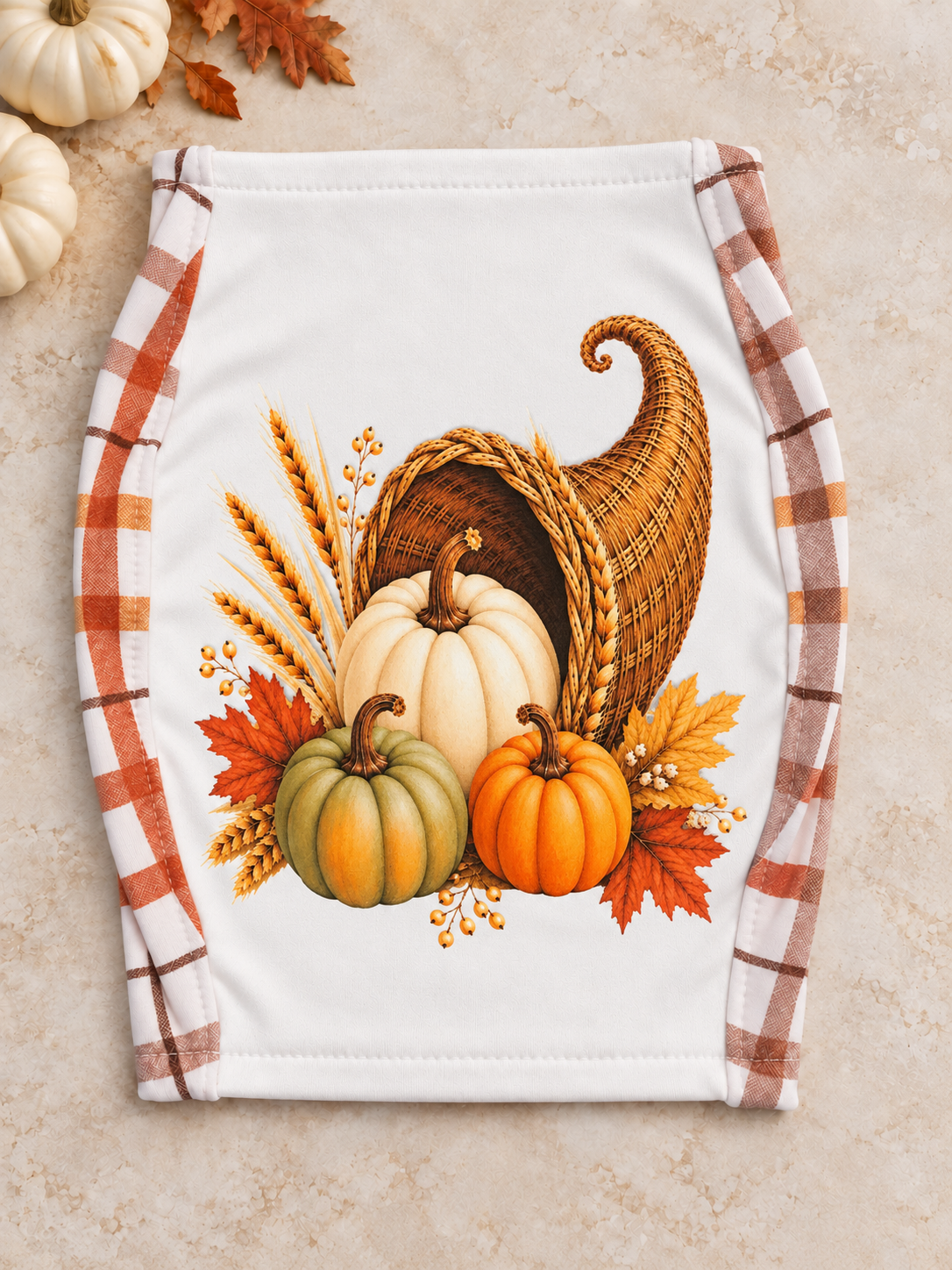 Cornucopia with Plaid