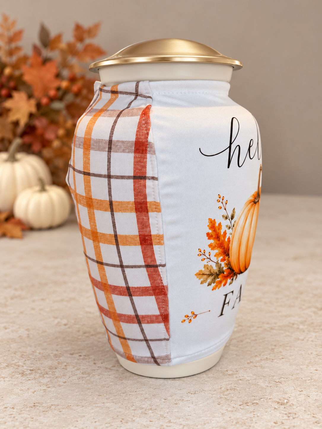 Hello Fall with Plaid