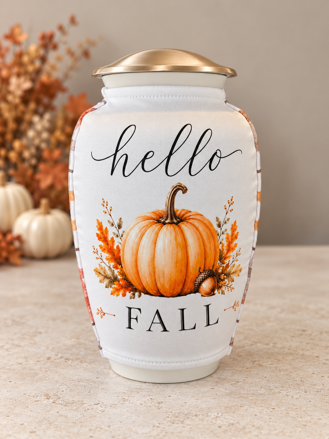 Hello Fall with Plaid